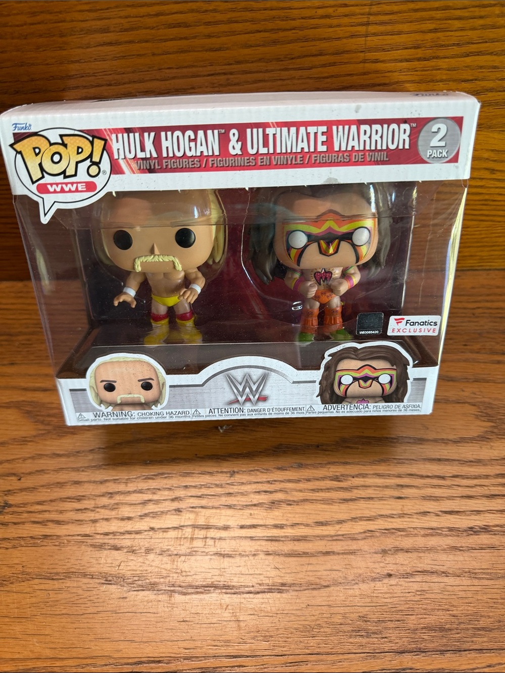 Hulk Hogan and Ultimate Warrior POP